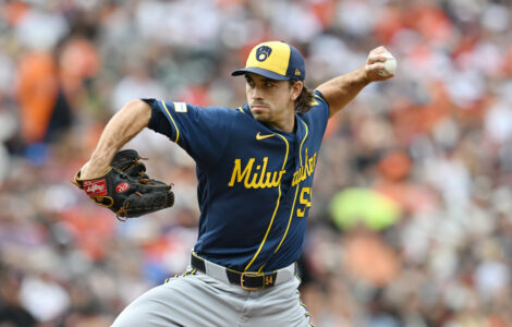 Brewers tie team record with 97th win, beat Orioles 1-0 with help of fly ball lost in sun